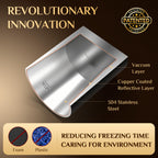 Clear Ice Cube Maker - Black - 2.5" Ball