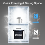 Clear Ice Cube Maker - White - 2.5" Ball