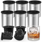 Patented Clear Ice Cube Maker, Funny Face 2" Stainless Steel Ice Maker for Old Fashioned Whiskey lover, Bourbon, Whiskey, Cocktail Gifts for Men on Birthday or Holiday