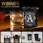 A Initial Clear Ice Cube Maker - 2.5" Ball
