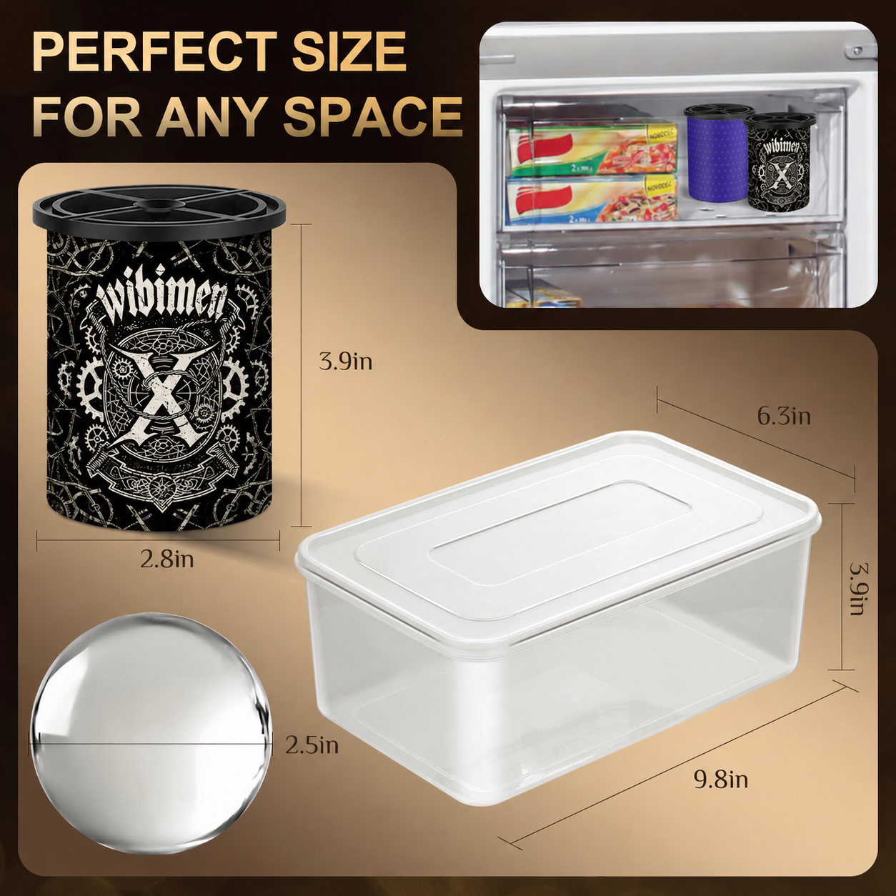 Clear Ice Cube Maker 2-PACK - X Wizard - WIBIMEN