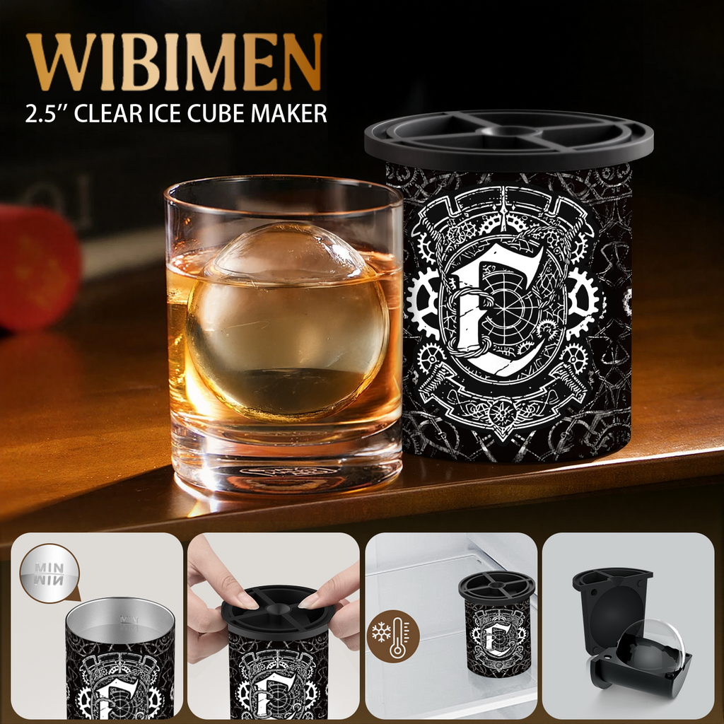 C Initial Clear Ice Cube Maker - 2.5" Ball