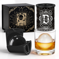 D Initial Clear Ice Cube Maker - 2.5" Ball