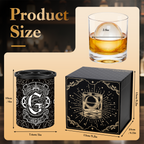 G Initial Clear Ice Cube Maker - 2.5" Ball