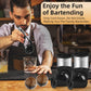 Patented Clear Ice Cube Maker - 2.5" Ball - Stainless Steel - Compact Design - for Whiskey, Cocktail, Bourbon