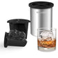 Patented Clear Ice Cube Maker - 2" Skull - Stainless Steel Clear Ice Maker - Compact Design - for Old Fashioned Whiskey Gifts, Cocktail, Bourbon