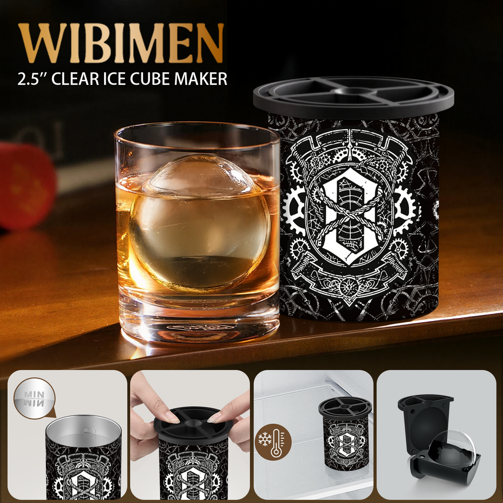 O  Initial Clear Ice Cube Maker - 2.5" Ball