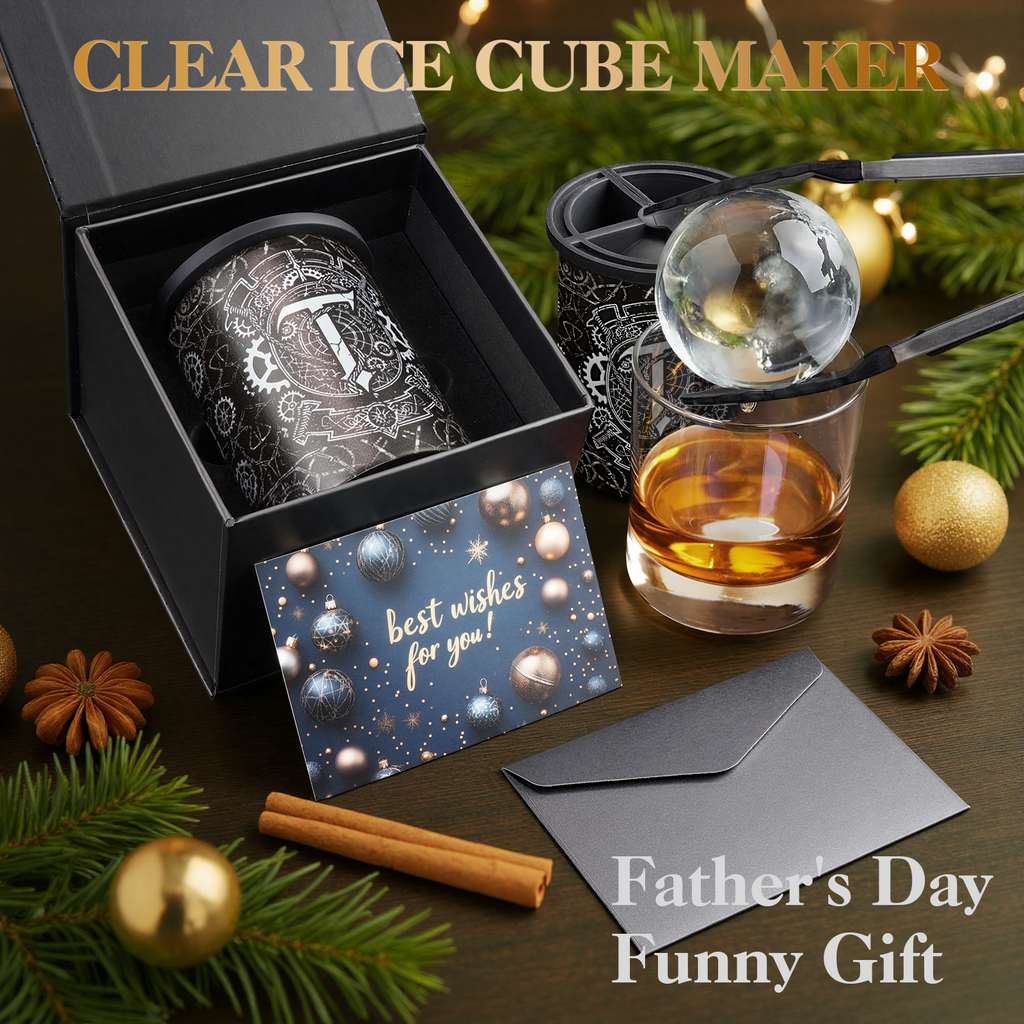 T  Initial Clear Ice Cube Maker - 2.5" Ball