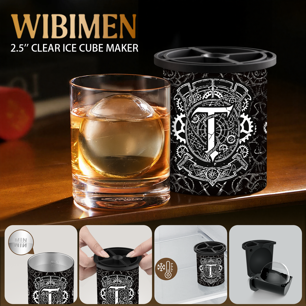 T  Initial Clear Ice Cube Maker - 2.5" Ball