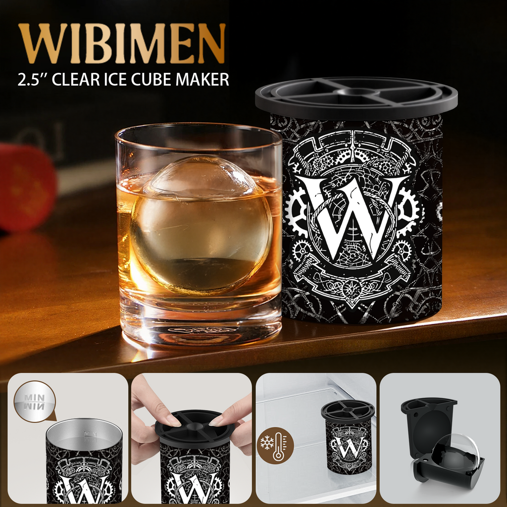 W  Initial Clear Ice Cube Maker - 2.5" Ball
