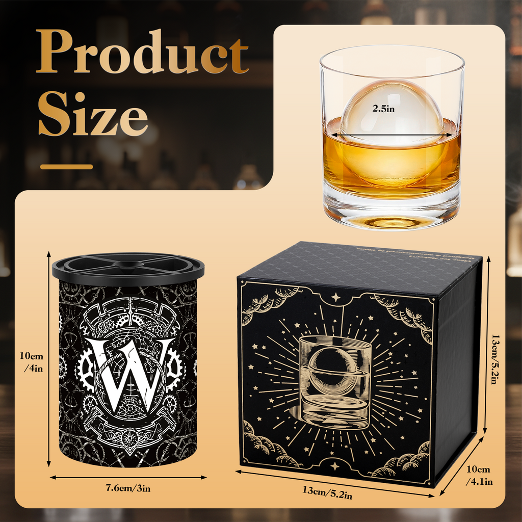 W  Initial Clear Ice Cube Maker - 2.5" Ball