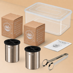 Clear Ice Cube Maker - 2.5" Ball - Stainless Steel - WIBIMEN