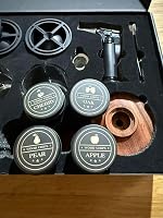 Customer example photo of smoker kit accessories arranged in a gift box