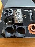 Customer example photo of the smoker set and ice molds inside its box